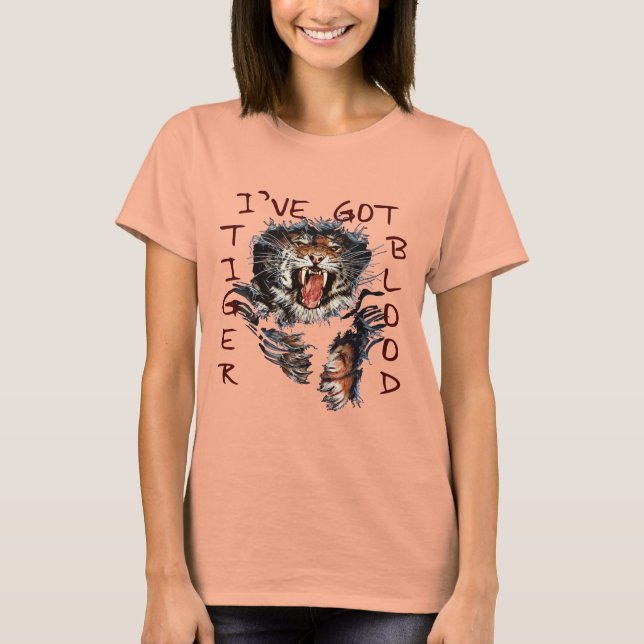 Har Tiger Blood Tee (Framsida)