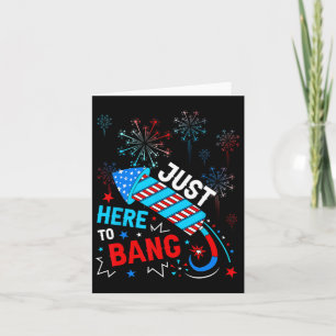 Här till Bang Funny 4:e juli Independence day Kort