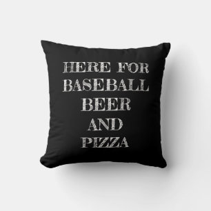 Här till basket, öl och pizza kudde