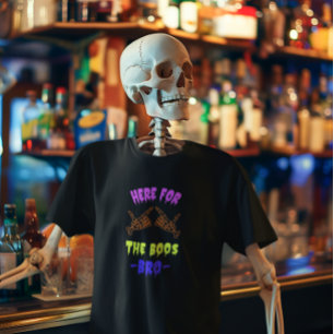 Här till Boos, Bro Funny Halloween Party T Shirt