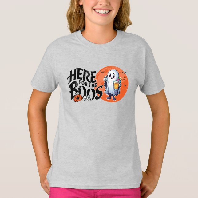 Här till Boos | Drick upp och sätt på dig ditt tal T Shirt (Framsida)