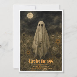 Här till "Boos" Halloween fest Inbjudningar