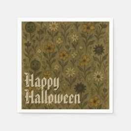 Här till "Boos" Happy halloween Pappersservett