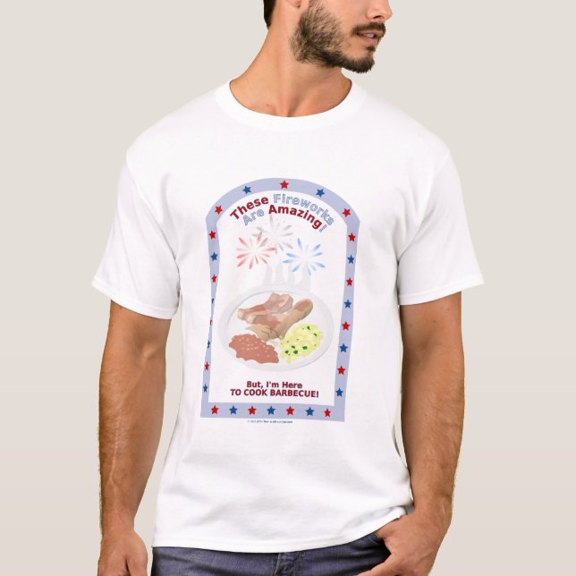 Här till Cook Barbecue II Tee (Framsida)