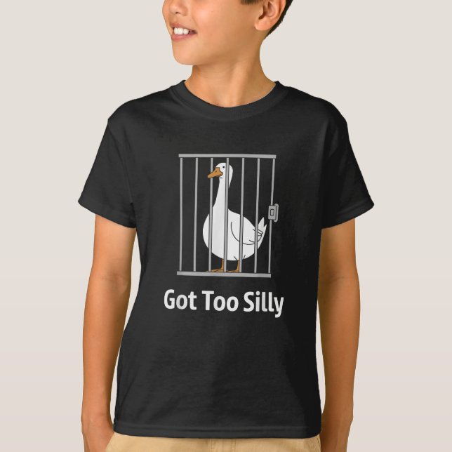 Har till Fånig Funny Goose Pun Humor for Animal Lo T Shirt (Framsida)