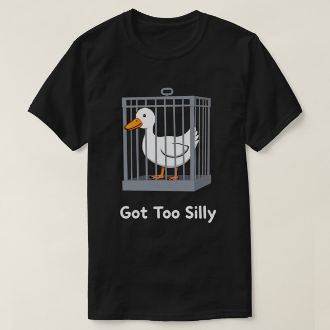 Har till Fånig luddig gås i Cage Humor T Shirt (Design framsida)