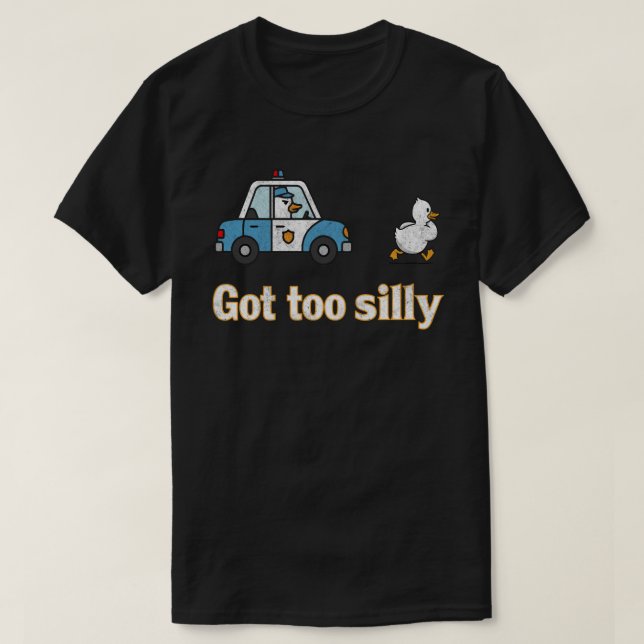 Har till fånig, rolig gås pun humor meme t shirt (Design framsida)