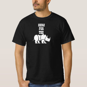 Här till festivalen för Anpassadet Rhino Emoji T Shirt
