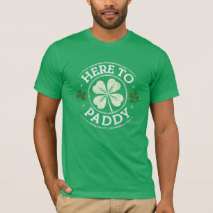 Här till Paddy Shamrocks St patrick's day T Shirt