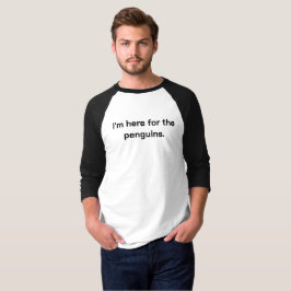 Här till Penguins politiska Spara Earth Planet T Shirt