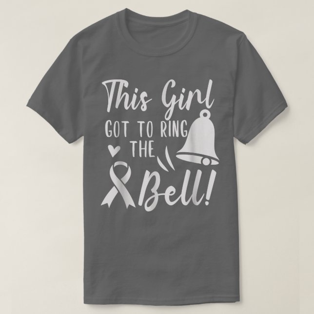 Har till Ring Bell Chemo Grad Breast Cancer T Shirt (Design framsida)