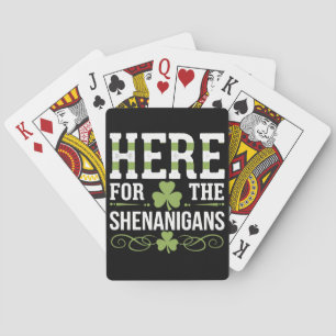 Här till Shenanigans Irish Ireland St. Patrick Casinokort