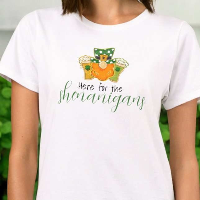Här till Shenanigans St Patricks Leprechaun T Shirt (Skapare uppladdad)