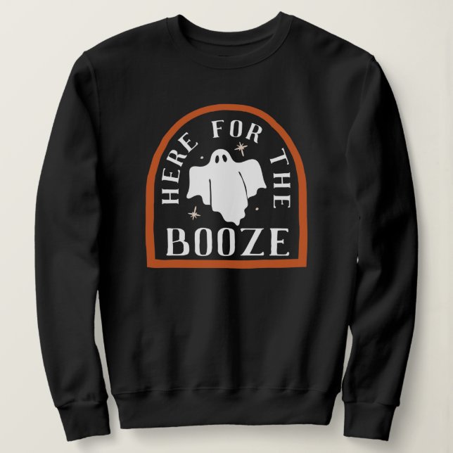 Här till Sprit Ghost Halloween Sweatshirt T Shirt (Design framsida)