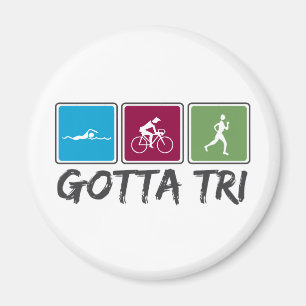 har till tri (triathlonen) magnet