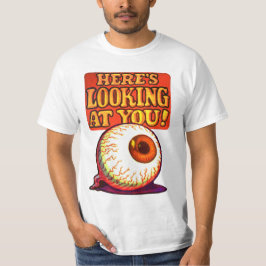 Här Tittar du, Retro Eyeball White T-Shirt