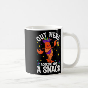 Här Tittar som en Snack Bougie Mardi Gras Cr Kaffemugg