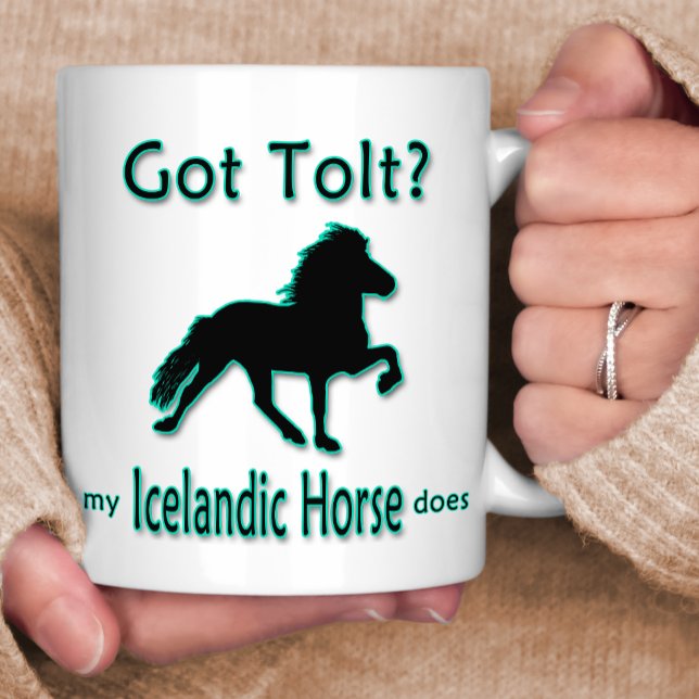 Har Tolt? Min isländska häst gör Kaffemugg (Skapare uppladdad)
