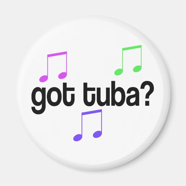 Har Tuba Music Gift Magnet (Framsidan)