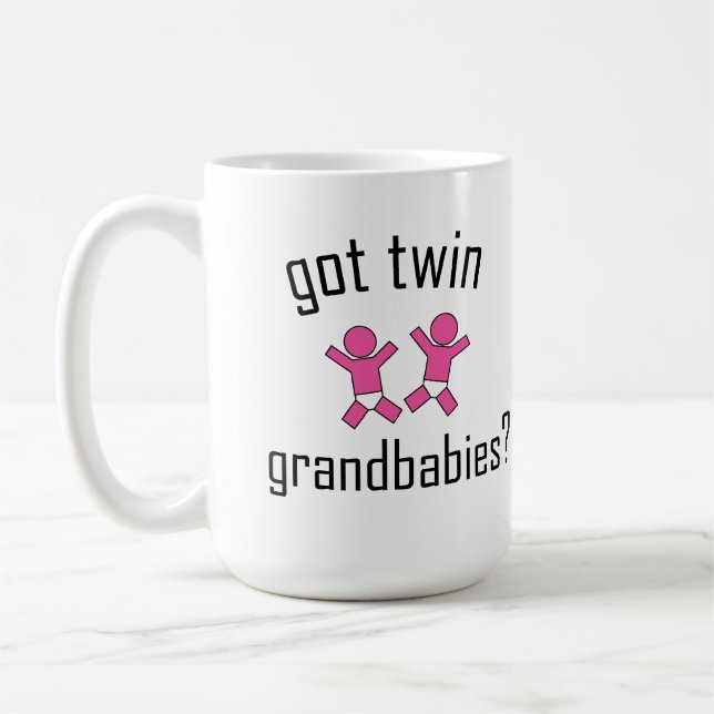Har tvilling- Grandbabies? Kaffemugg (Vänster)