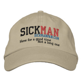 HÄR UNDER BRA BRODERAD KEPS