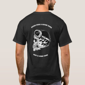 HÄR UNDER EN BRA INTE EN LÅNG BIKER SKJUTA T SHIRT