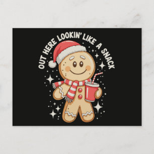 Här ute ser du ut som ett mellanmål Gingerbread ju Helg Vykort