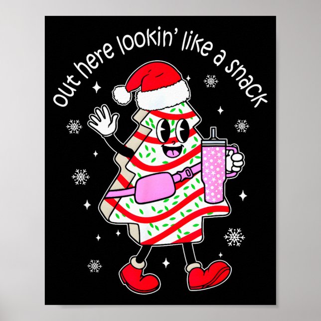 Här ute ser jag ut som en julgranskaka  poster (Framsidan)
