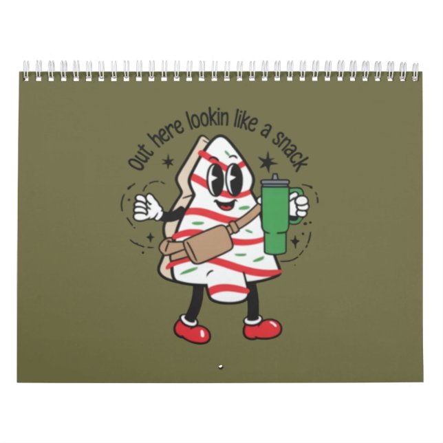 Här ute ser ut som en mums julgranskaka  kalender (Omslag)