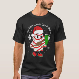 Här ute som en snack Stanley Tumbler Julafton T Shirt