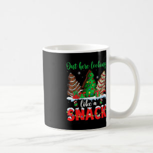 Här ute Tittar som en Snack Julgranar-kummel Kaffemugg