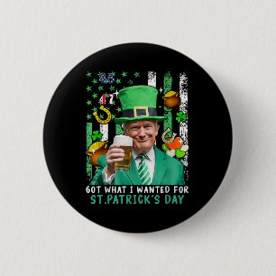 Har vad jag ville ha för St patricks day-trumpen Knapp