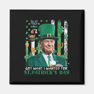 Har vad jag ville ha för St patricks day-trumpen Magnet