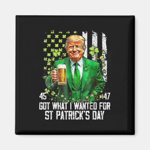 Har vad jag ville ha för St patricks day-trumpen Magnet