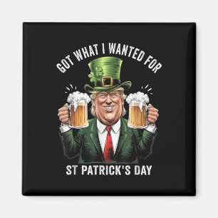 Har vad jag ville ha för St patricks day-trumpen Magnet