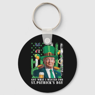 Har vad jag ville ha för St patricks day-trumpen Nyckelring