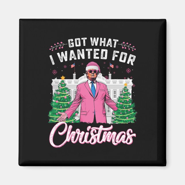 Har vad jag ville ha till julklapp magnet (Framsidan)