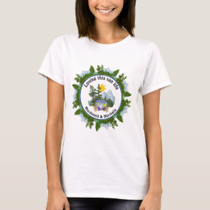 HÄR VAN LIFE Personlig CARAVAN Camping T Shirt