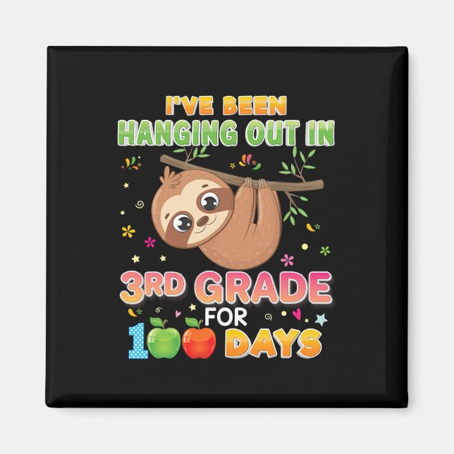 Har varit ute i tredje Klass under 100 dagar, 1 Magnet (Framsidan)