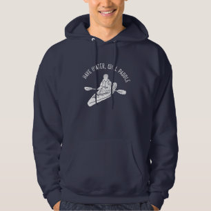 Har Vatten Paddle Distress Stil Kayak Hoodie