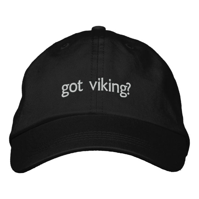 har viking? broderad keps (Framsida)