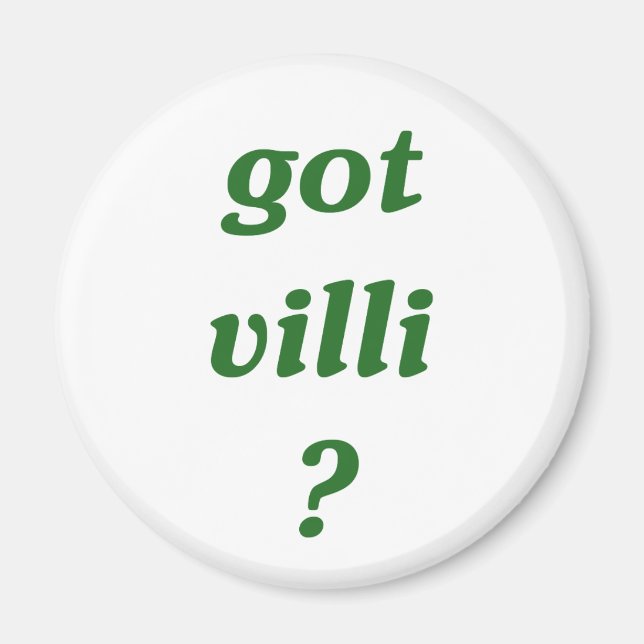 har villi? magnet (Framsidan)