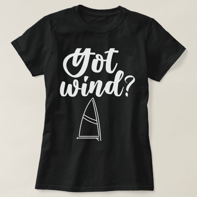 Har Vind kapten Sailboat Sailor Sail T Shirt (Design framsida)