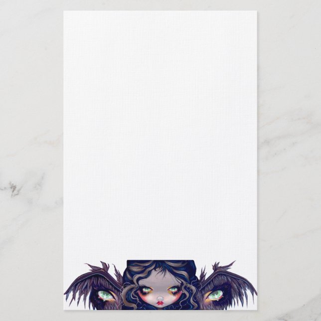 "Har vingar öga" brevpapper (Framsida)