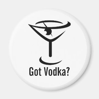 Har Vodka Round Magnet