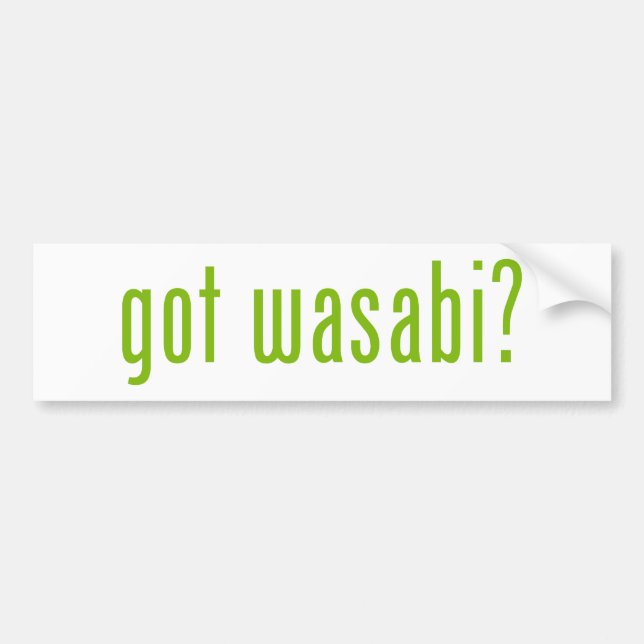 har Wasabi? Bildekal (Framsidan)