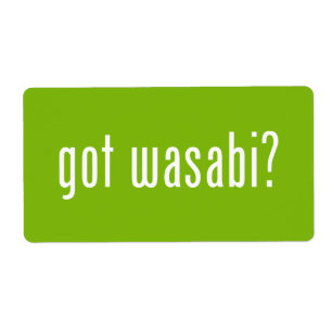har Wasabi? Fraktsedel