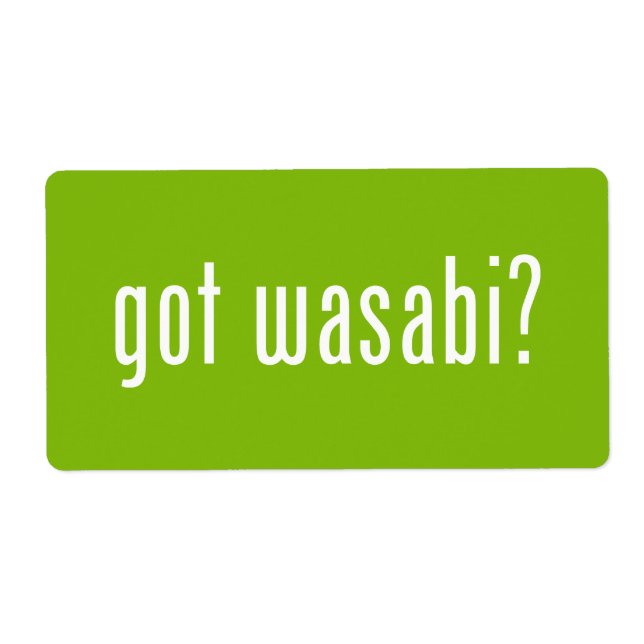 har Wasabi? Fraktsedel (Framsidan)