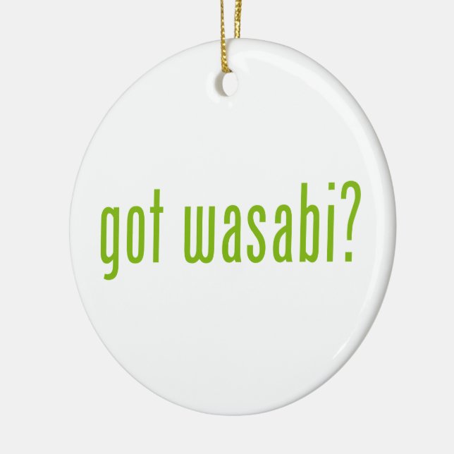har Wasabi? Julgransprydnad Keramik (Vänster)