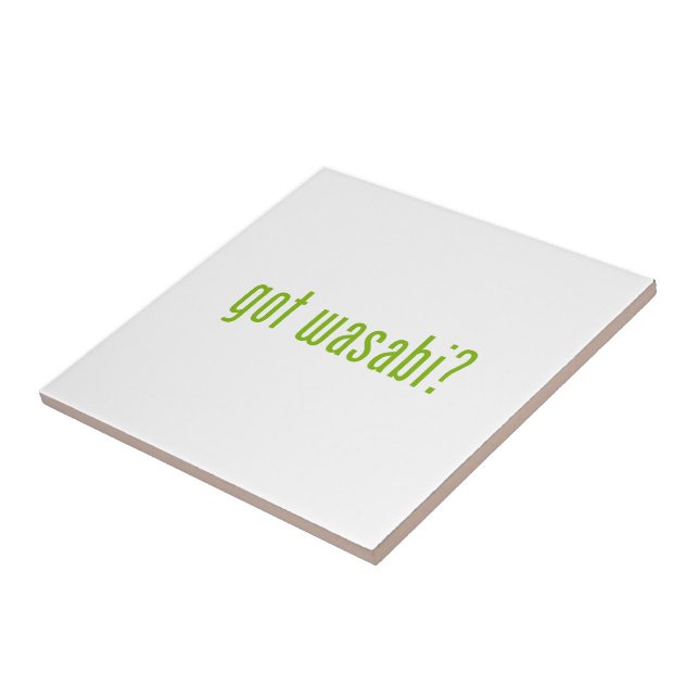 har Wasabi? Kakelplatta (Sidan)